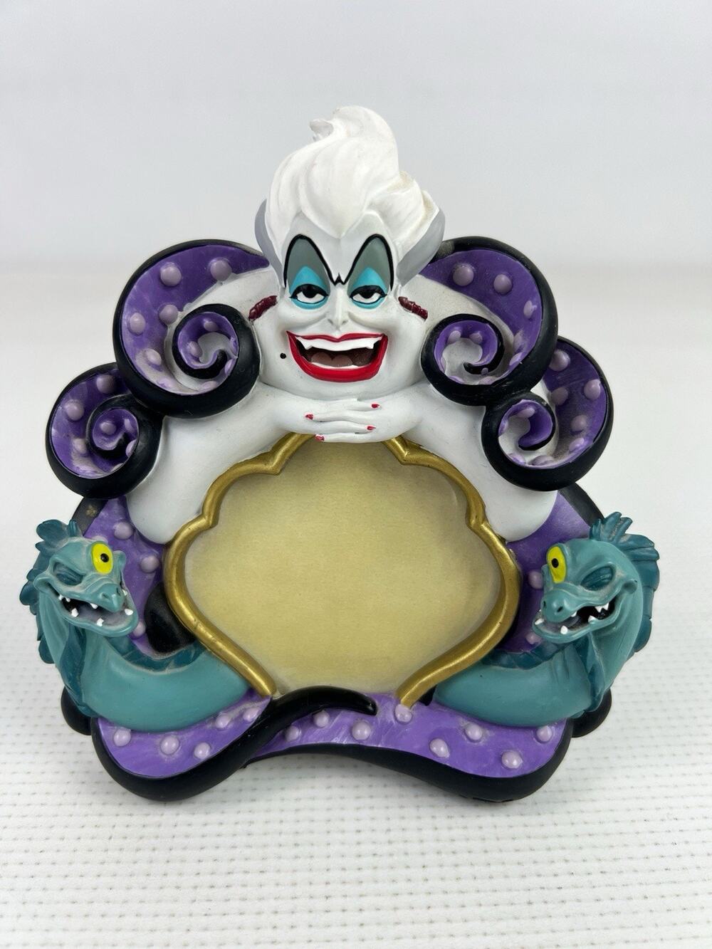 Vintage Disney Villains URSULA Little Mermaid 3D Picture Frame, Flotsam Jetsam
